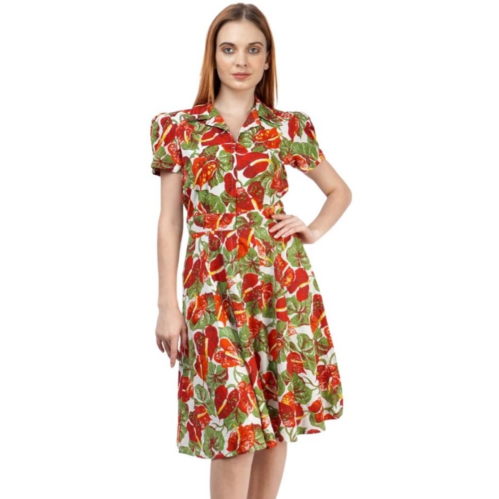 Smitten Anthurium Derby Dress - Picture 4 of 4